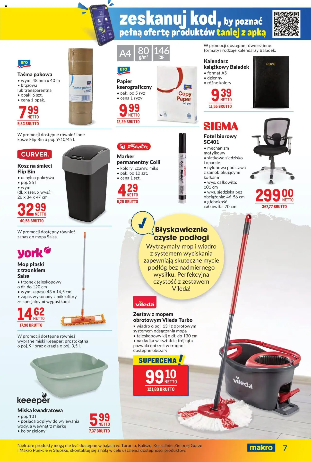 Makro Gazetka od 16.09.2025 | Strona: 7 | Produkty: Kalendarz, Fotel, Kosz, Ryż