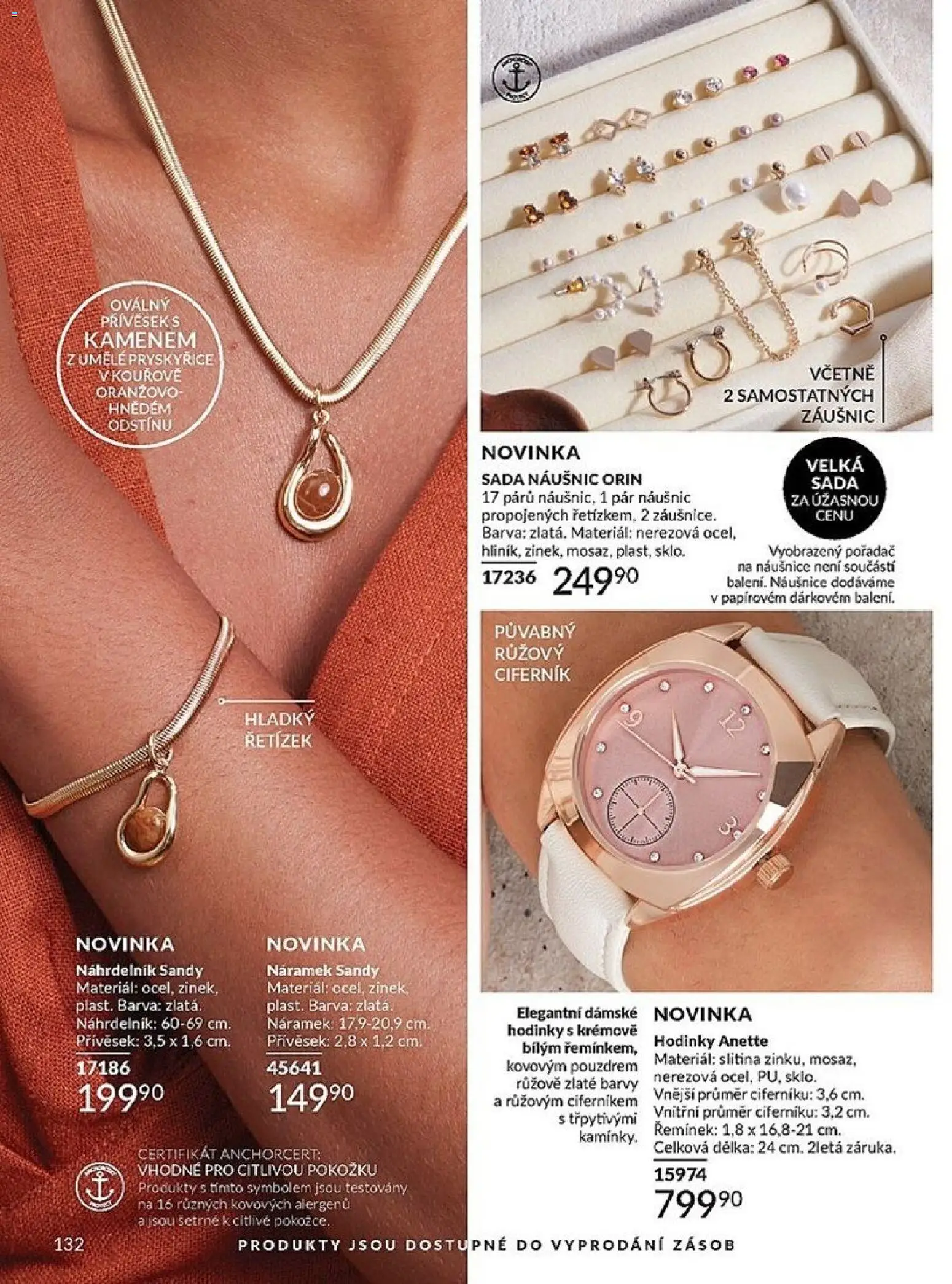 Avon Katalog 04/2026 od 01.04.2026 | Strana: 132 | Produkty: Hodinky, Naušnice, Barvy