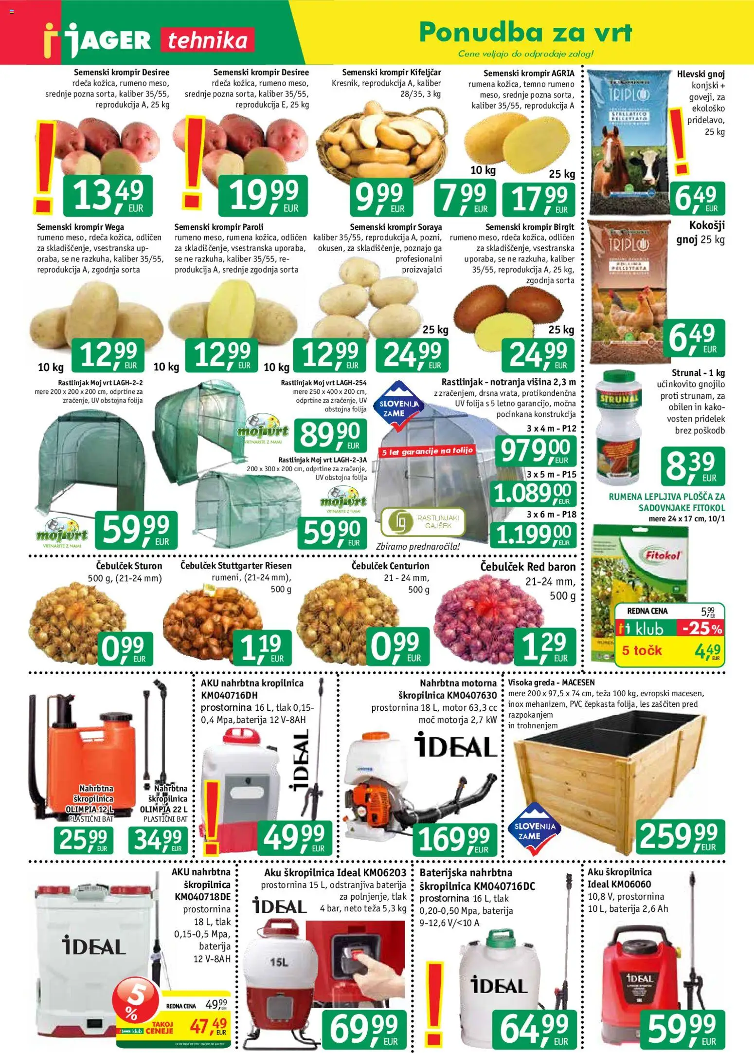 Novi Jager katalog ponudbe – veljaven od 11.02.2026 | Stran: 14 | Izdelki: Baterija, Teza, Folija, Krompir