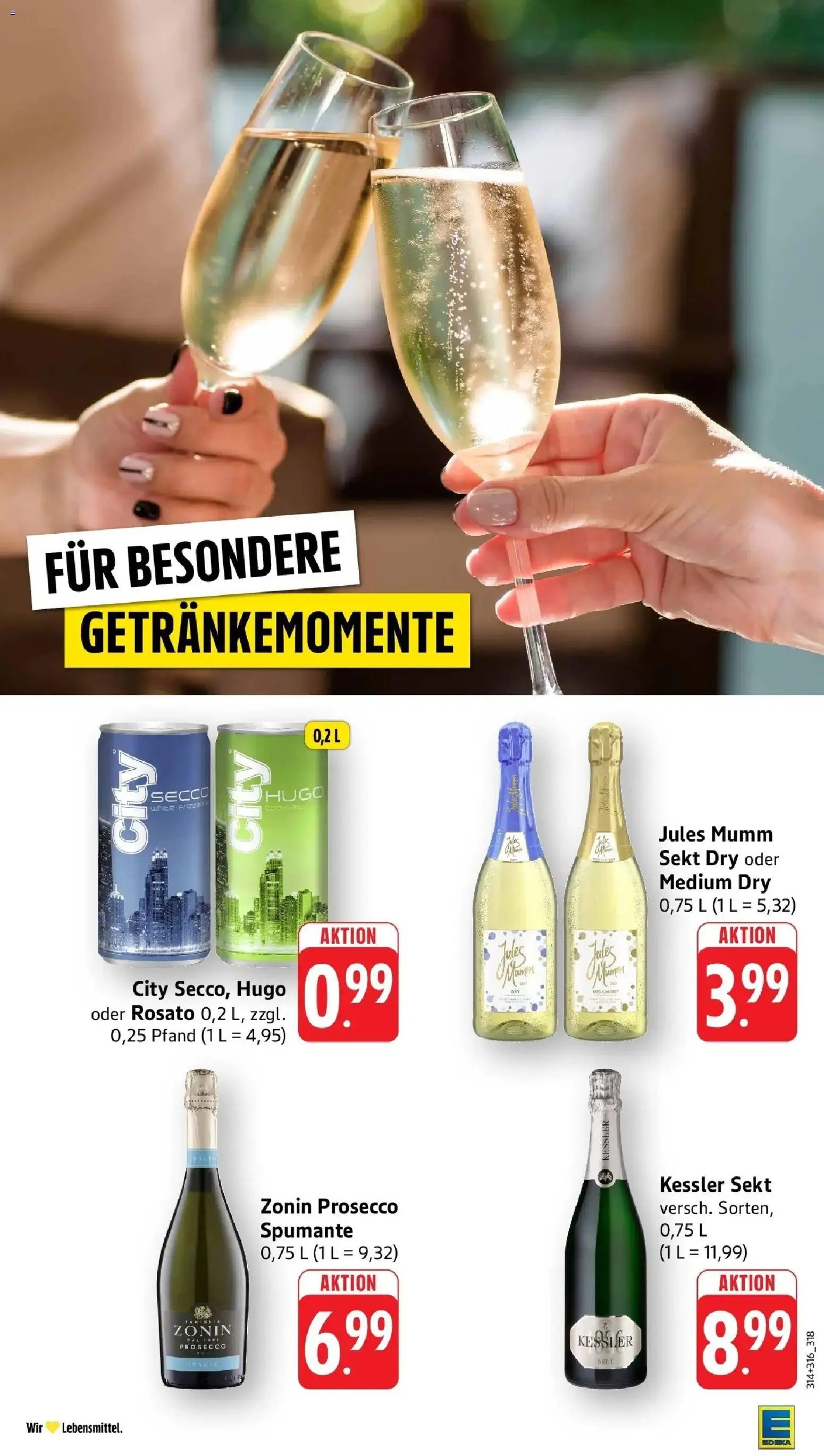 Angebote – gültig ab 27.04.2026 | Seite: 36 | Produkte: Mumm sekt, Sekt, Jules mumm, Hugo