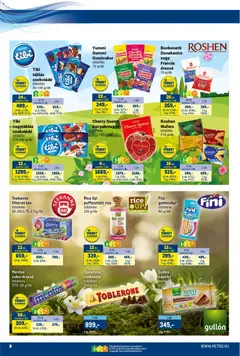 Metro akciós újság - amely érvényes a következő dátumtól: 16.03.2026 | Oldal: 8 | Termékek: Drazsé, Csokoládé, Tea, Nápolyi