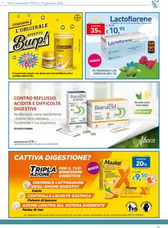 Anteprima del volantino Migross Beautypharma catalogo valido a partire dal 06.11.2025 | Pagina: 11 | Prodotti: Farina, Arancia, Menta, Digestivo
