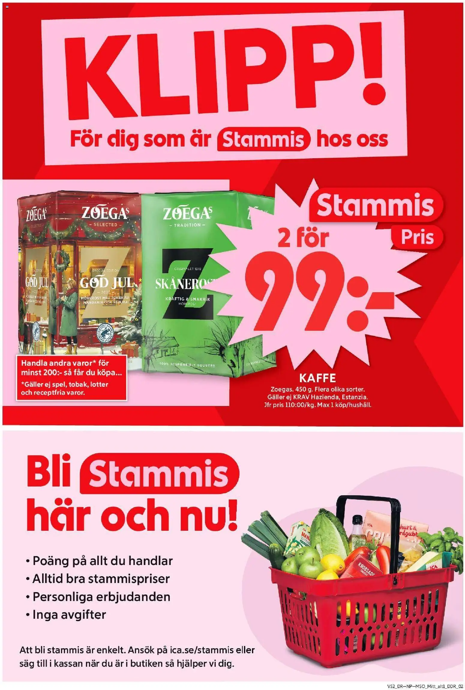 ICA Maxi reklamblad aktuell från 22.12.2025 | Sida: 3 | Produkter: Såg, Galler, Kaffe