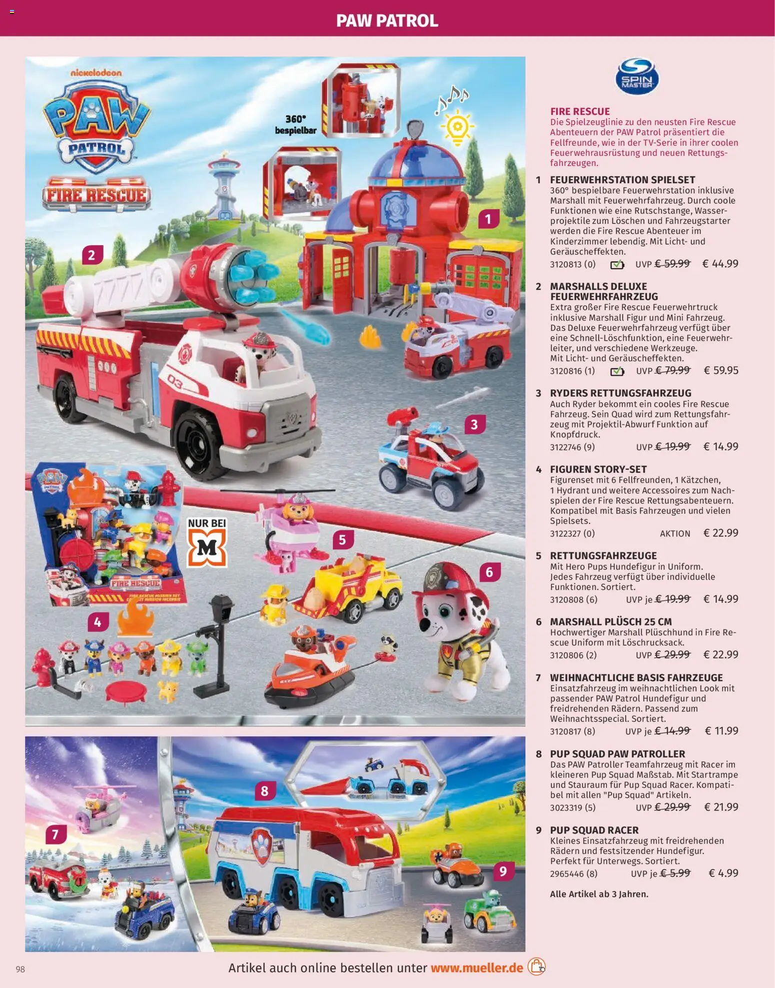 Müller Spielwarenkatalog – gültig ab 27.10.2025 | Seite: 98 | Produkte: Wasser