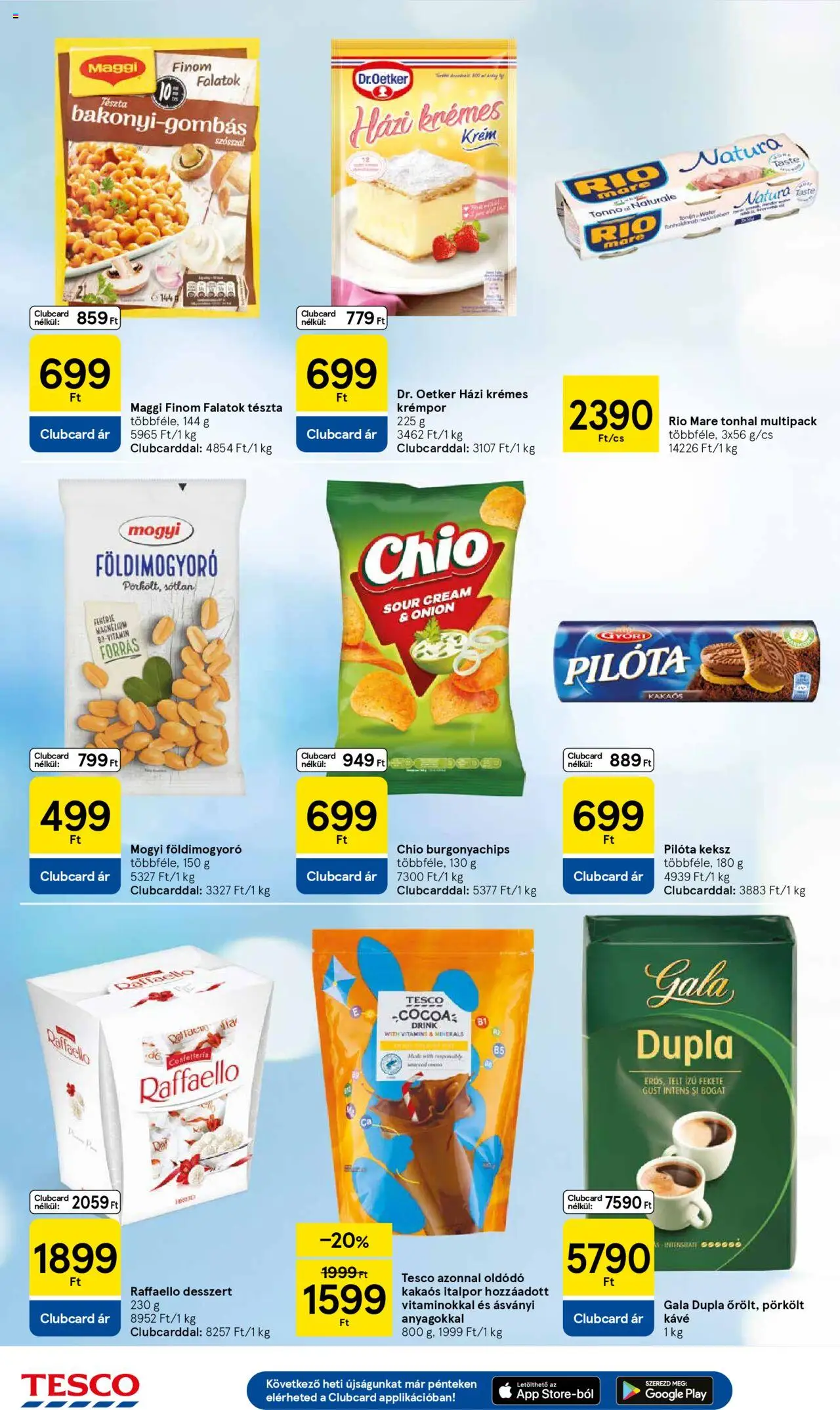 Tesco akciós ujság - amely érvényes a következő dátumtól: 28.08.2025 | Oldal: 4 | Termékek: Tonhal, Maggi, Tészta, Földimogyoró