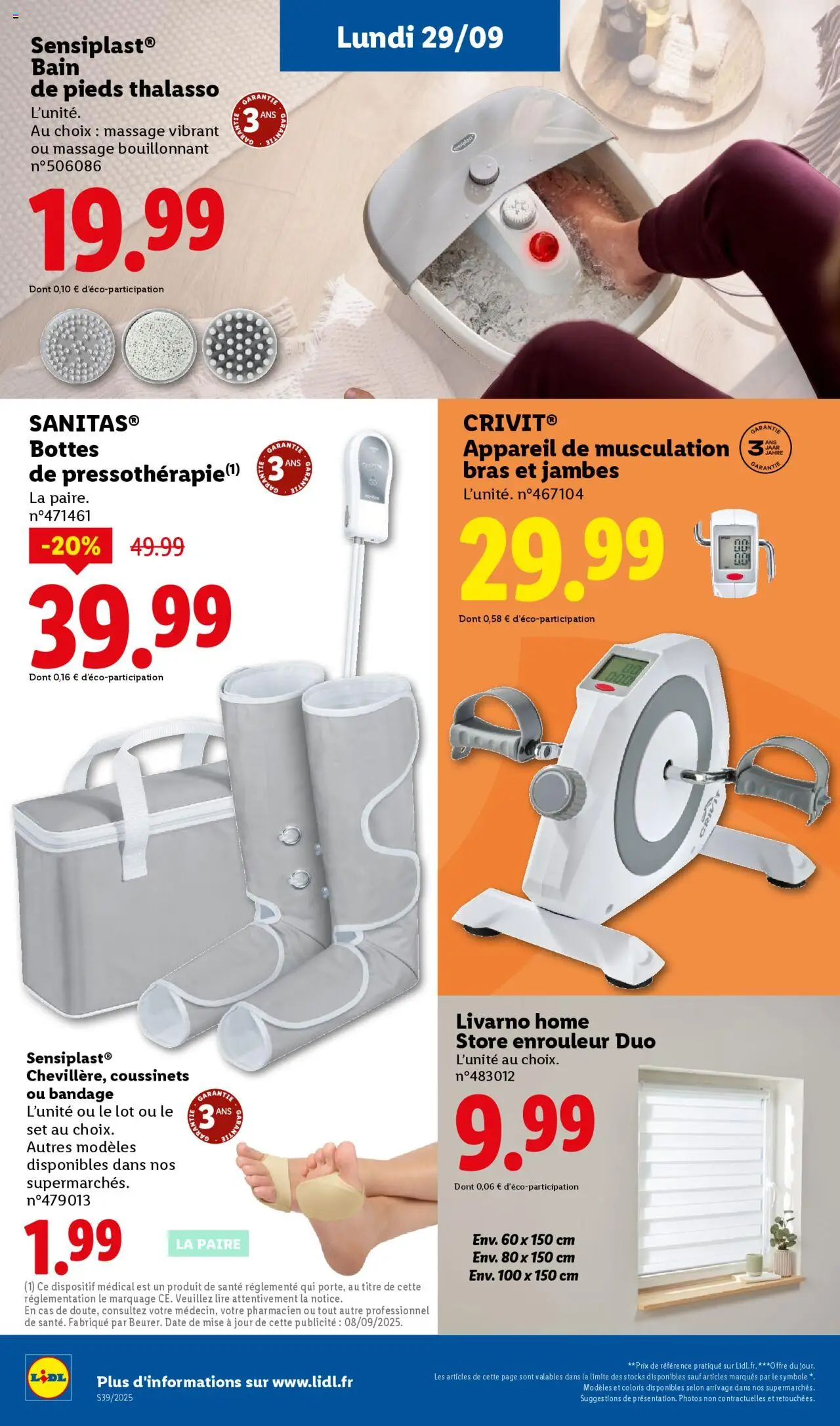  | Page: 60 | Produits: Bandage, Store, Store enrouleur, Bottes