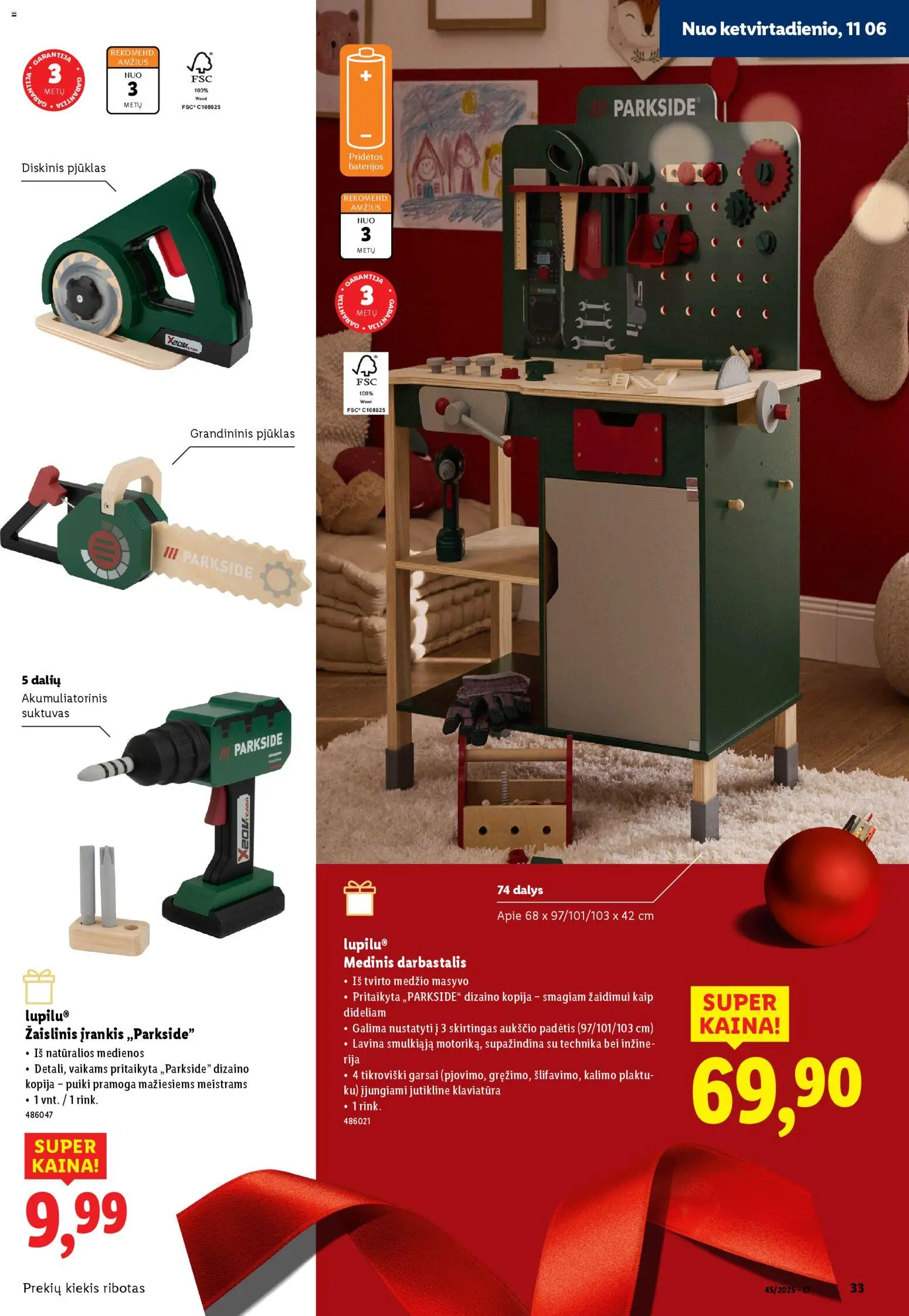 LIDL akcijos nuo 14.11.2025 | Puslapis: 33 | Prekių: Klaviatūra