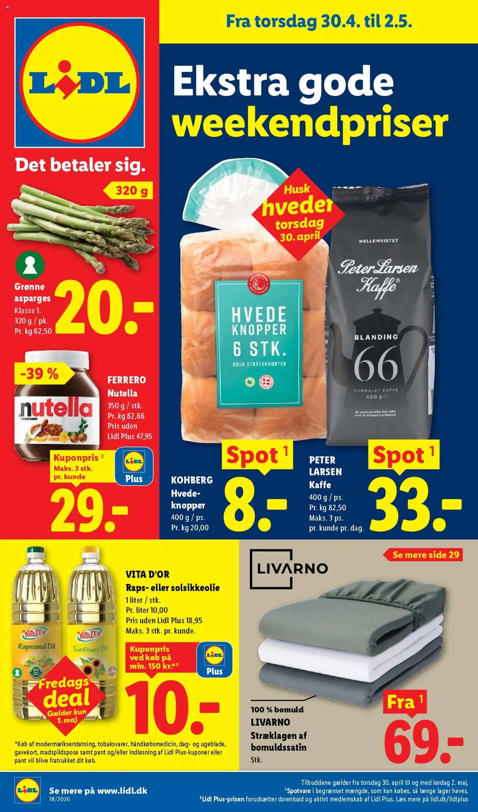 Lidl tilbudsavis – gyldig fra 26.04.2026 | Side: 38 | Produkter: Kaffe, Touca, Nutella, Søm