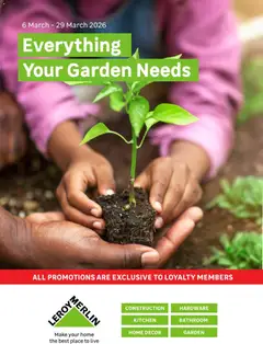 Leroy Merlin specials catalogue – valid from 06.03.2026