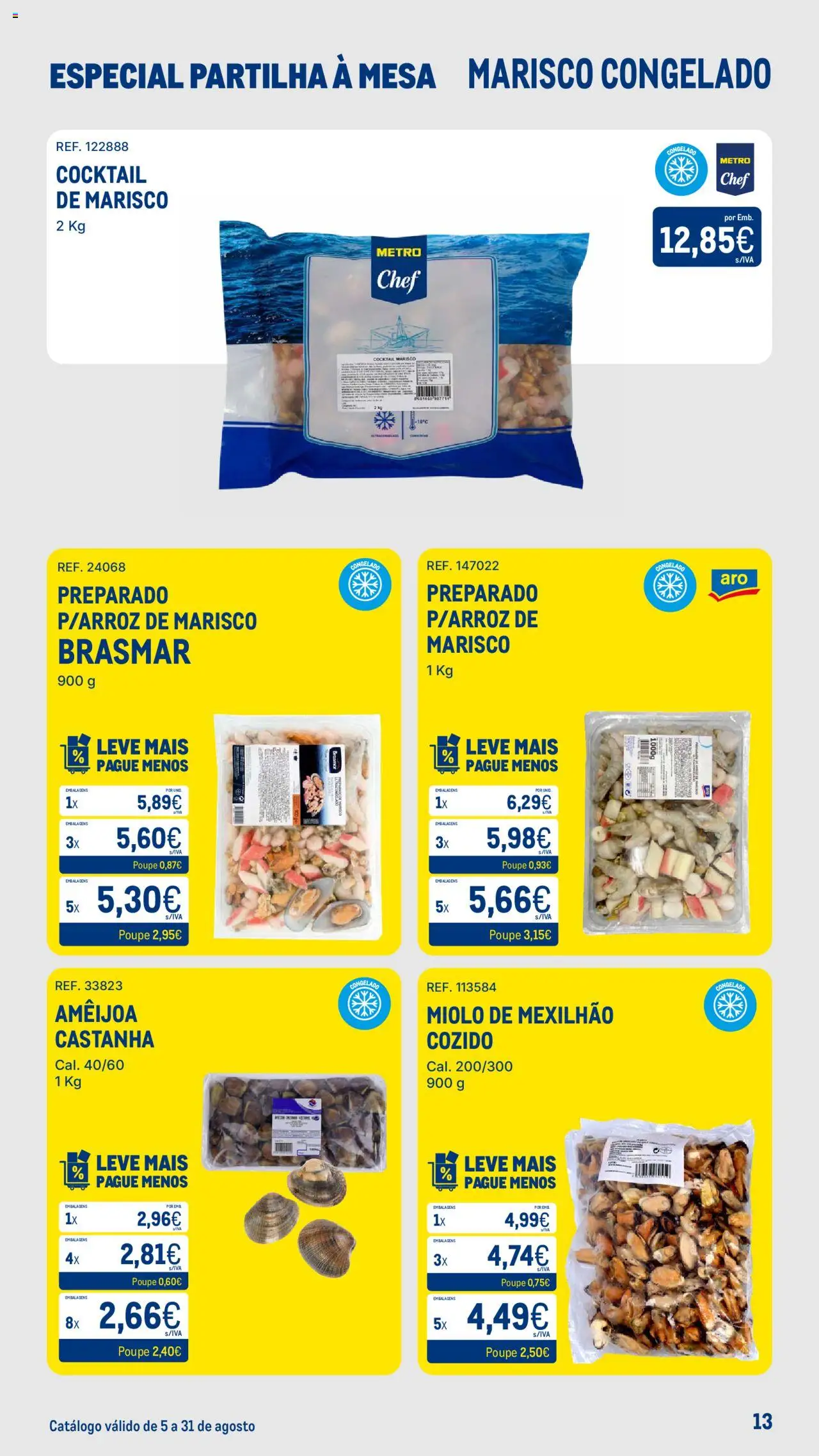 Makro - Especial Partilha à Mesa │ válido de 05.08.2025 | Página: 13 | Produtos: Mesa