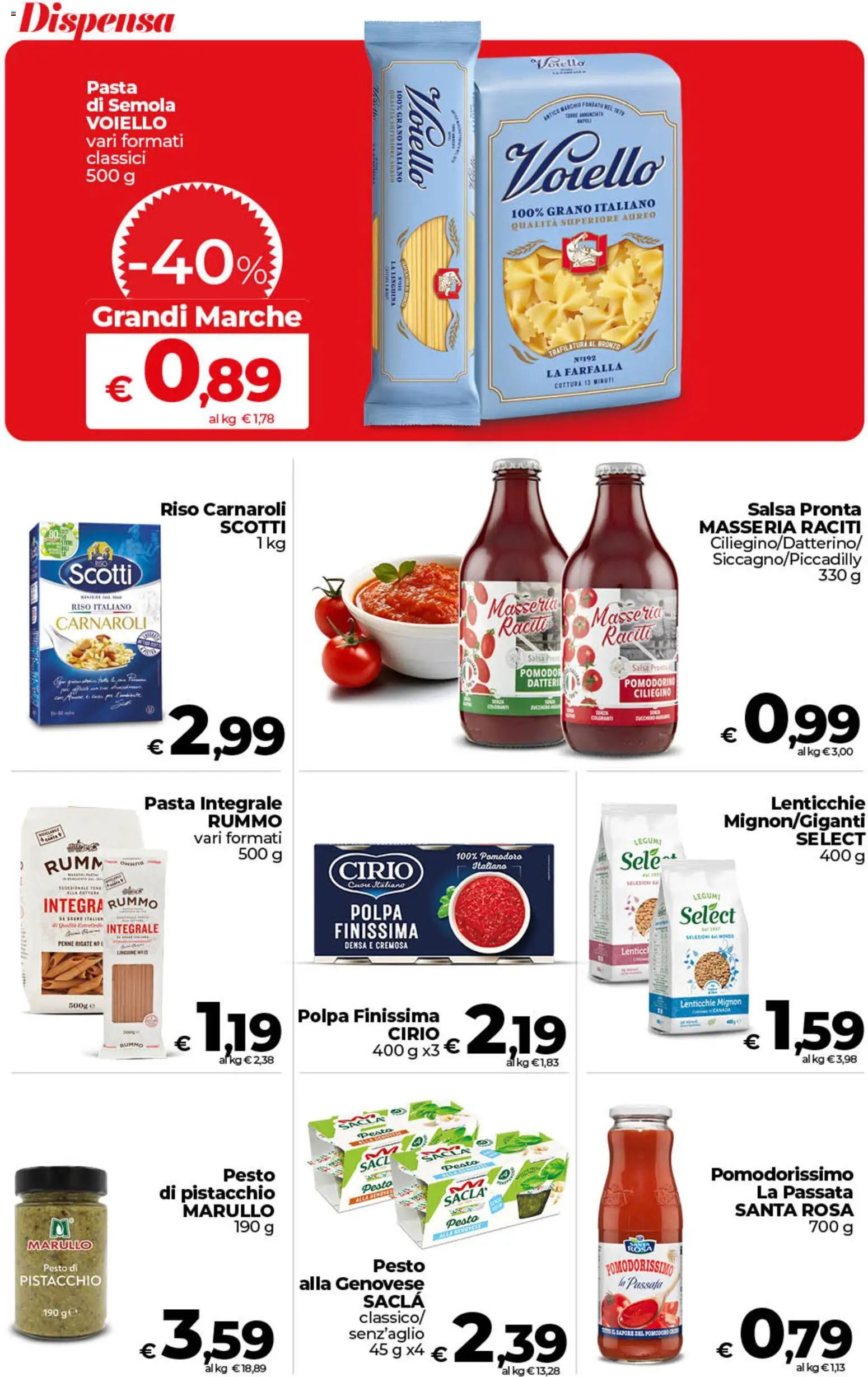 Volantino COOP del 13.02.2026 | Pagina: 38 | Prodotti: Legumi, Lenticchie, Salsa, Penne