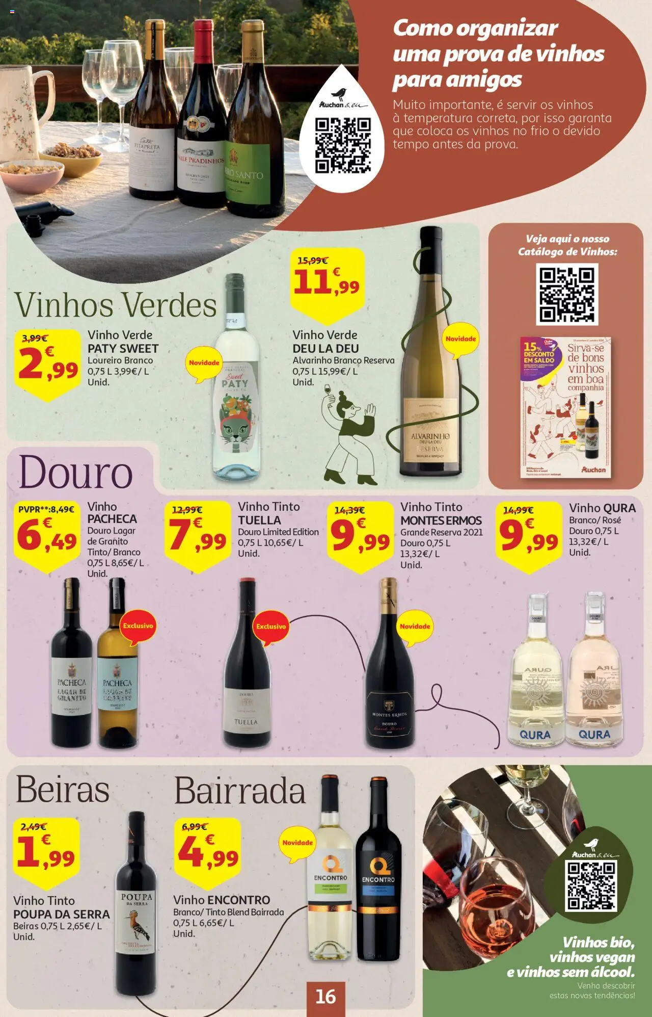 Auchan - Uma cozinha de Chef │ válido de 18.09.2025 | Página: 16 | Produtos: Vinho, Vinho tinto