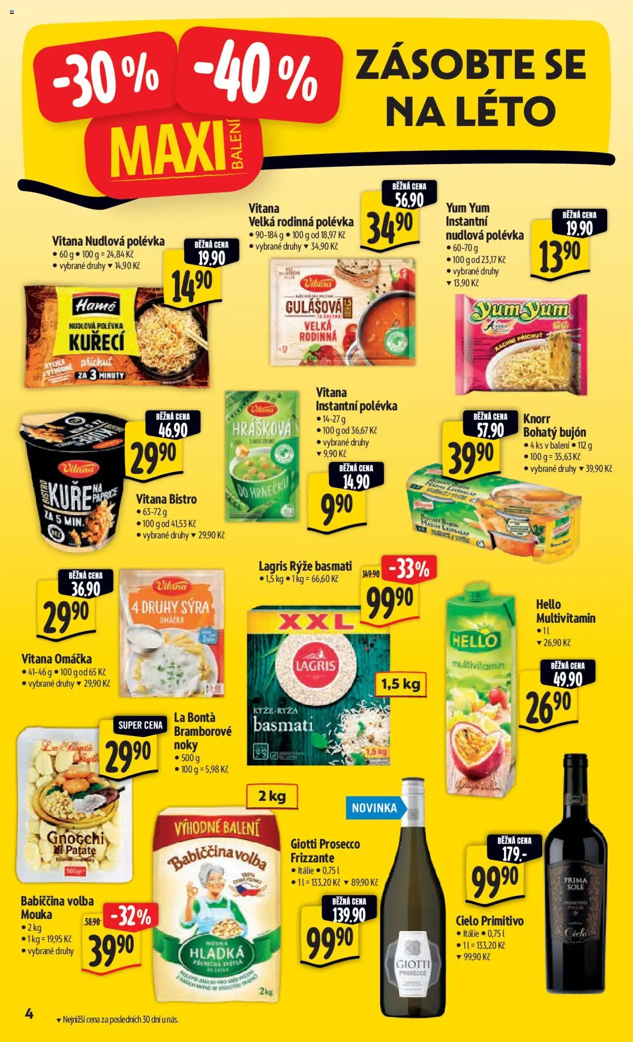 Albert leták - Hypermarket od 25.06.2025 | Strana: 10 | Produkty: Prosecco, Bujón, Kuře, Gnocchi