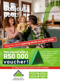 Leroy Merlin specials catalogue – valid from 01.04.2026