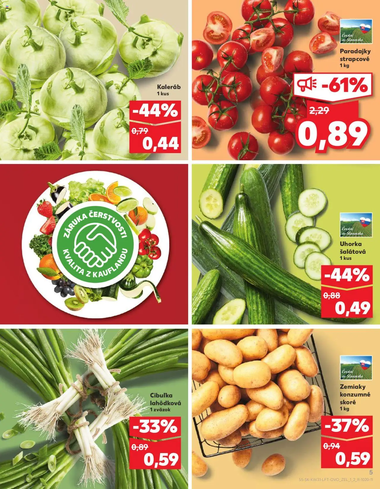 Kaufland Bratislava-Petržalka-Danubia │ platný od 31.07.2025 | Strana: 5 | Produkty: Paradajky, Zemiaky