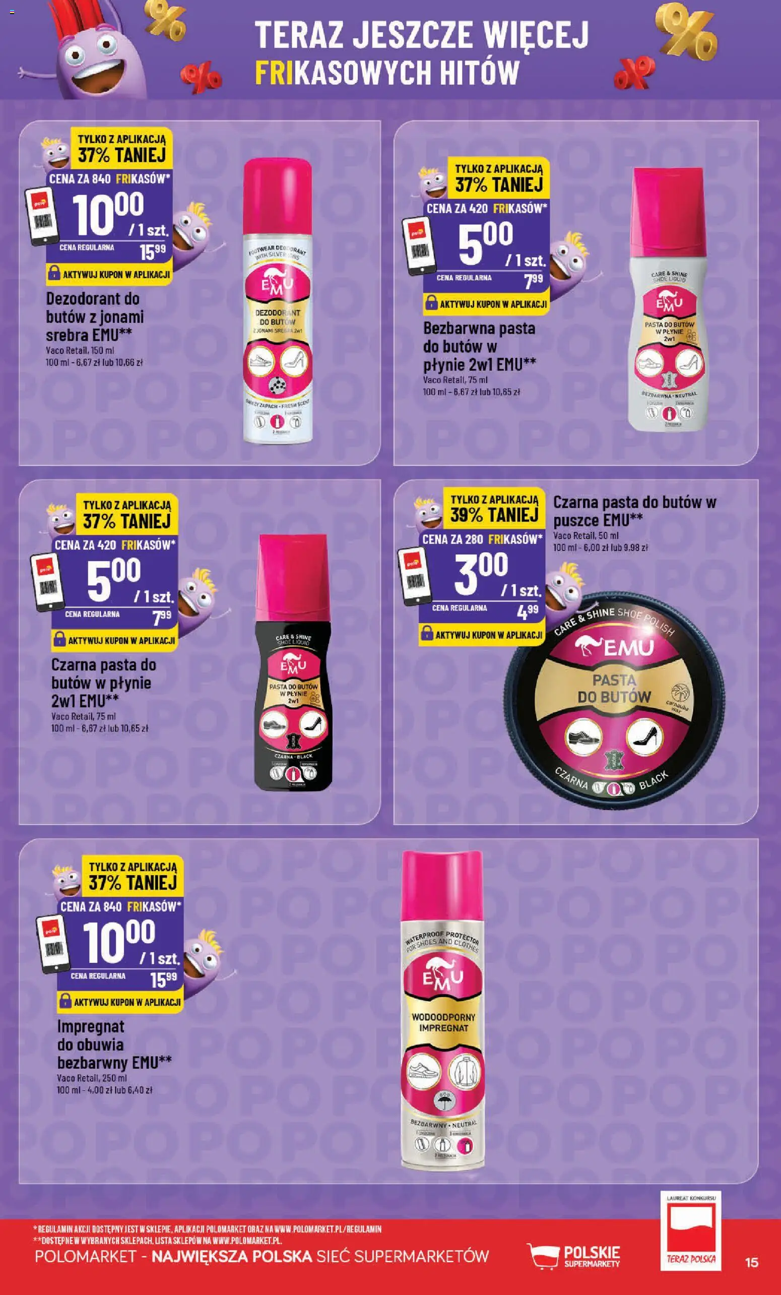 POLOmarket gazetka - Frikasowe Hity od 11.03.2026 | Strona: 15 | Produkty: Por, Zapach, Dezodorant