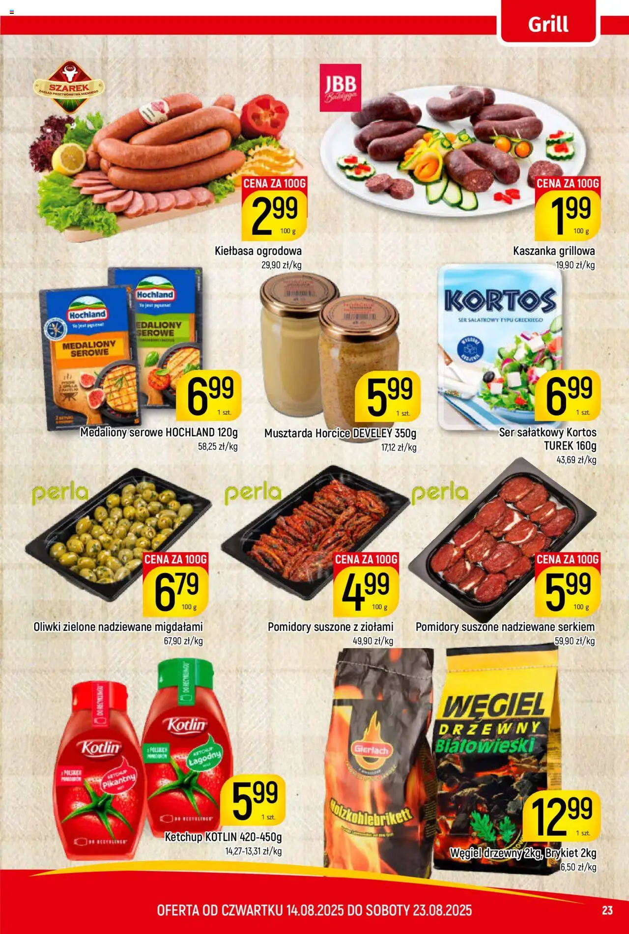 Piotruś Pan Gazetka od 14.08.2025 | Strona: 23 | Produkty: Ketchup, Grill, Pomidory suszone, Pomidory
