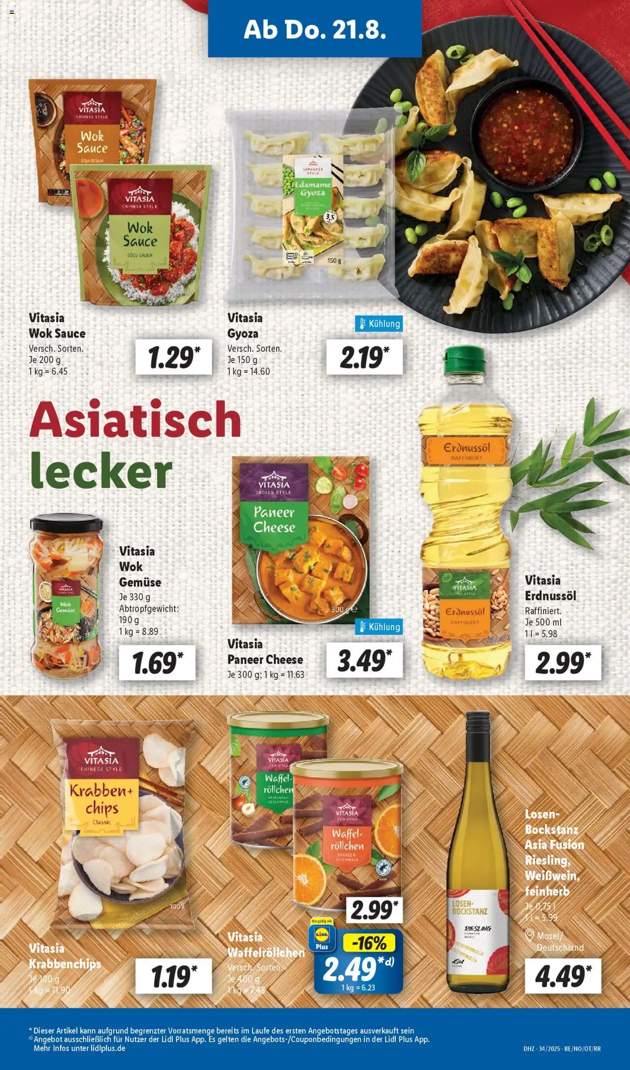 Lidl Prospekt Brakel 	 - gültig ab dem 18.08.2025 | Seite: 49 | Produkte: Gemüse, Chips, Wok
