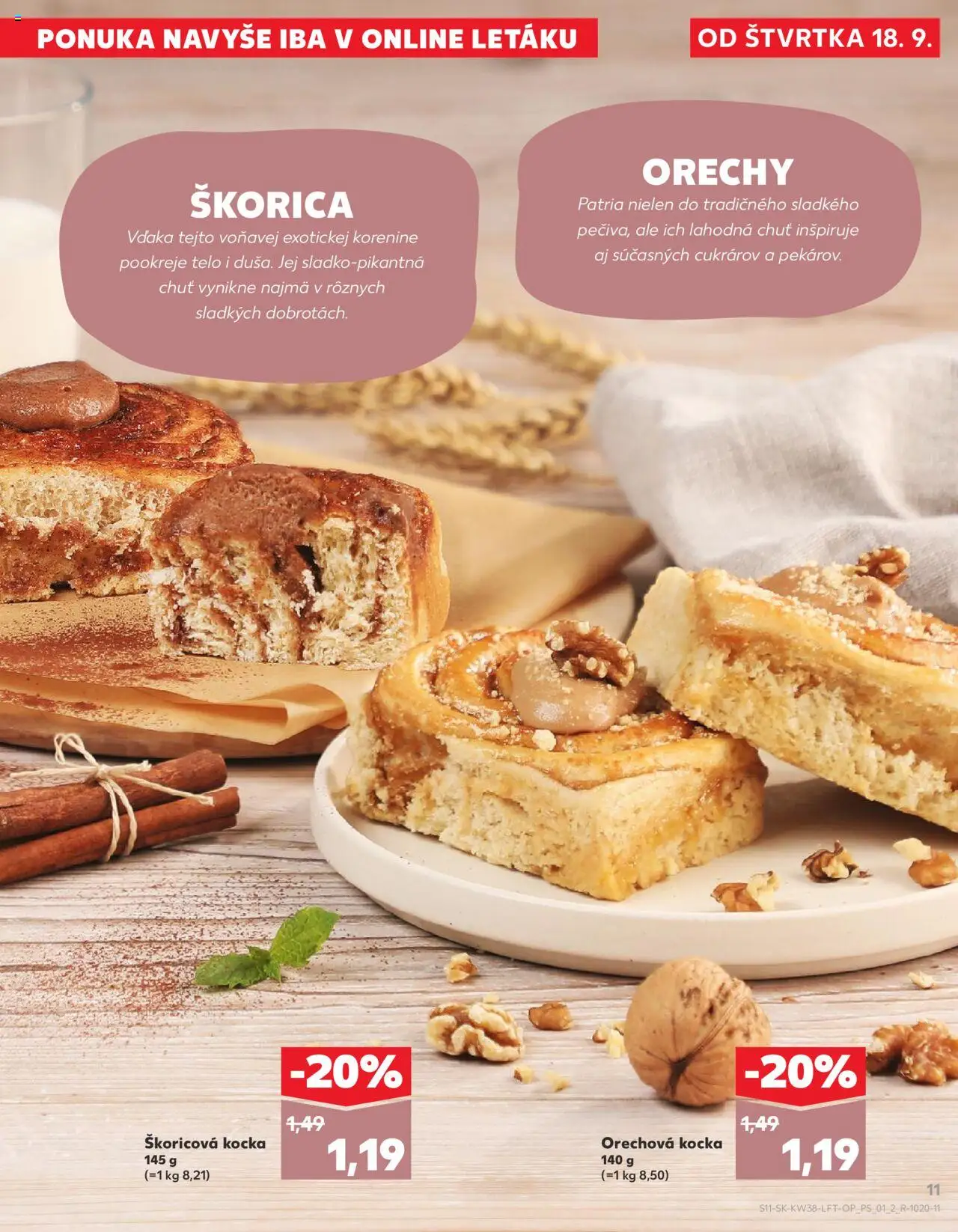 Kaufland SK akciós ujság - amely érvényes a következő dátumtól: 18.09.2025 | Oldal: 11