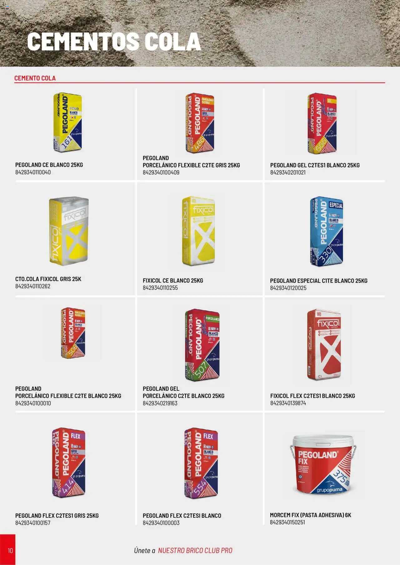 Brico Depôt Catálogo Construcción │ válido desde el 01.04.2025 | Página: 10 | Productos: Pasta