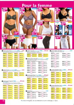 Maximo - Prévisualisation de Maximo catalogue epicerie valide à partir de 24.10.2025 | Page: 98 | Produits: Coton, Culotte