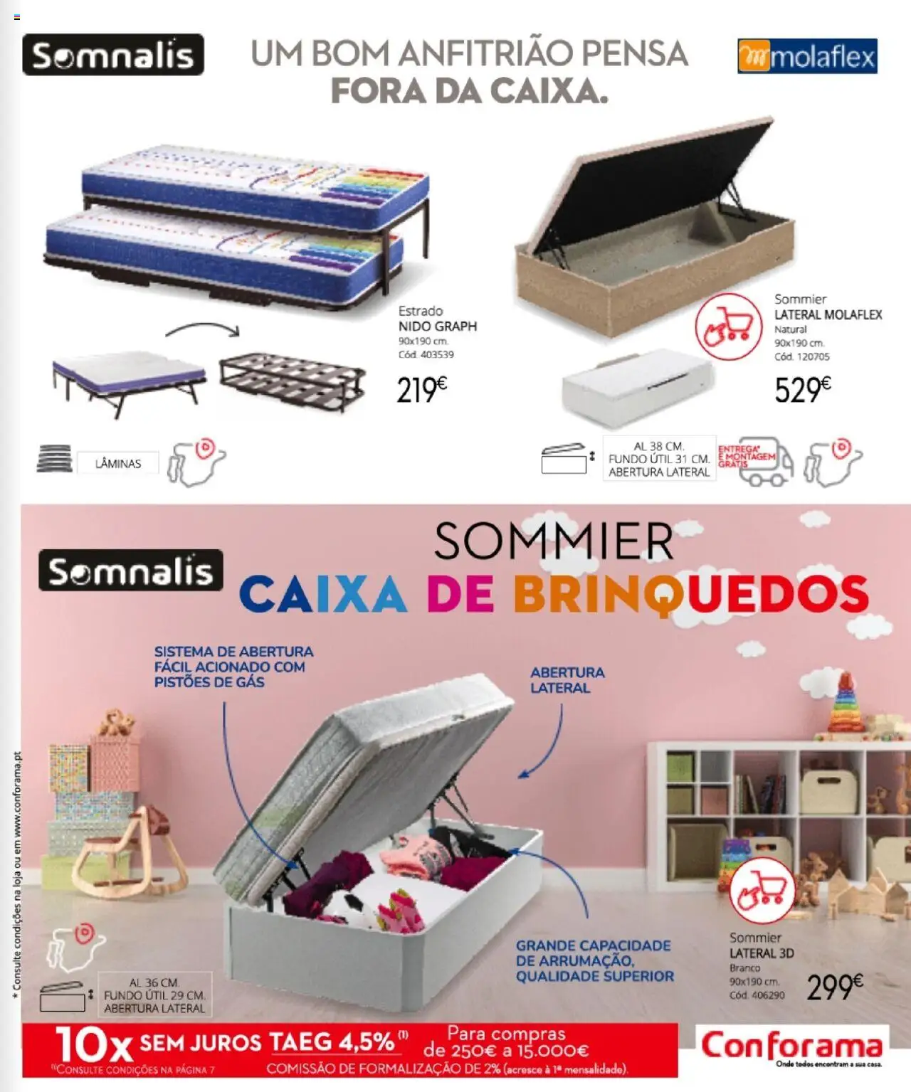 Conforama - Descanso  │ válido de 07.08.2025 | Página: 75 | Produtos: Caixa