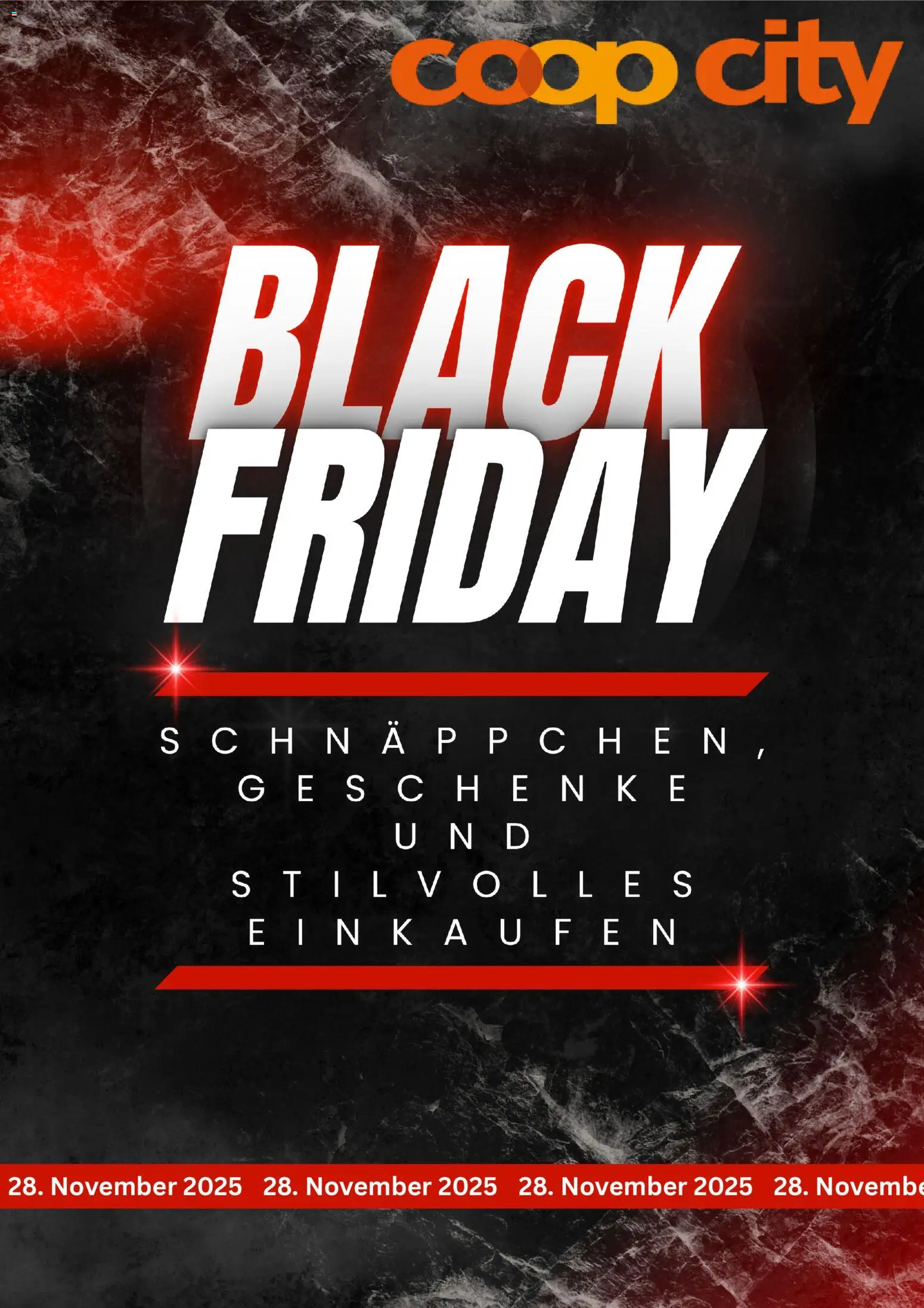 Coop City - Black Friday Ankündigung – gültig ab 10.11.2025 | Seite: 1