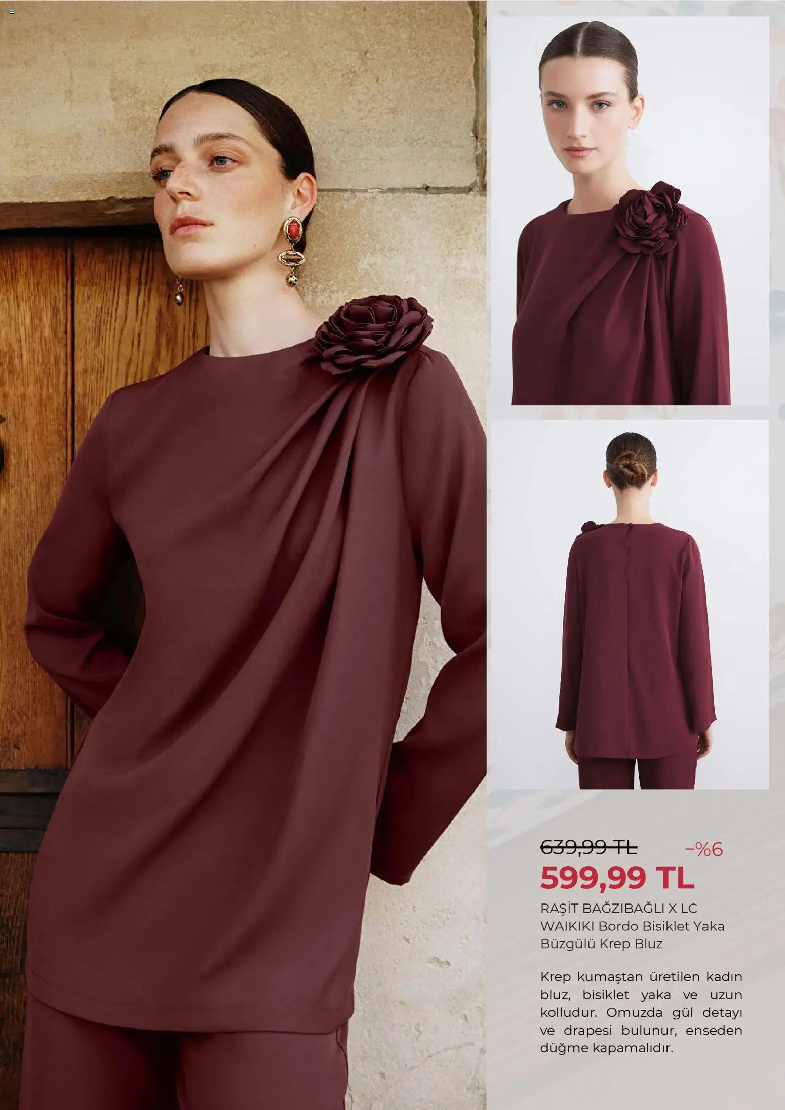 LC Waikiki Katalog - 20.01.2026 tarihinden itibaren geçerlidir | Sayfa: 15 | Ürünler: Gül, Bluz