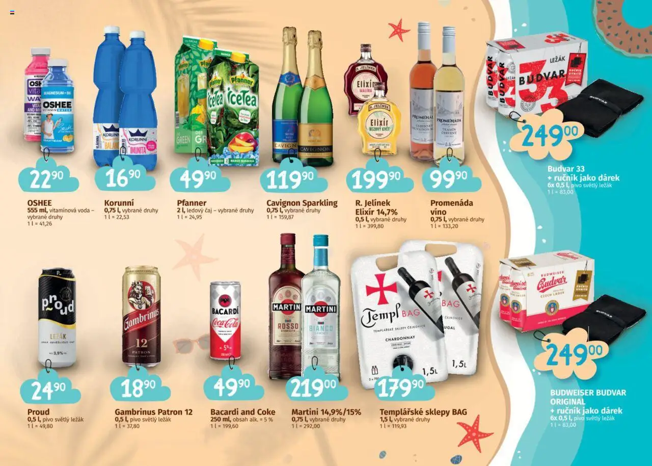 Coop leták - Letní speciál od 09.07.2025 | Strana: 3 | Produkty: Vermouth, Budvar 33, Gambrinus, Cola