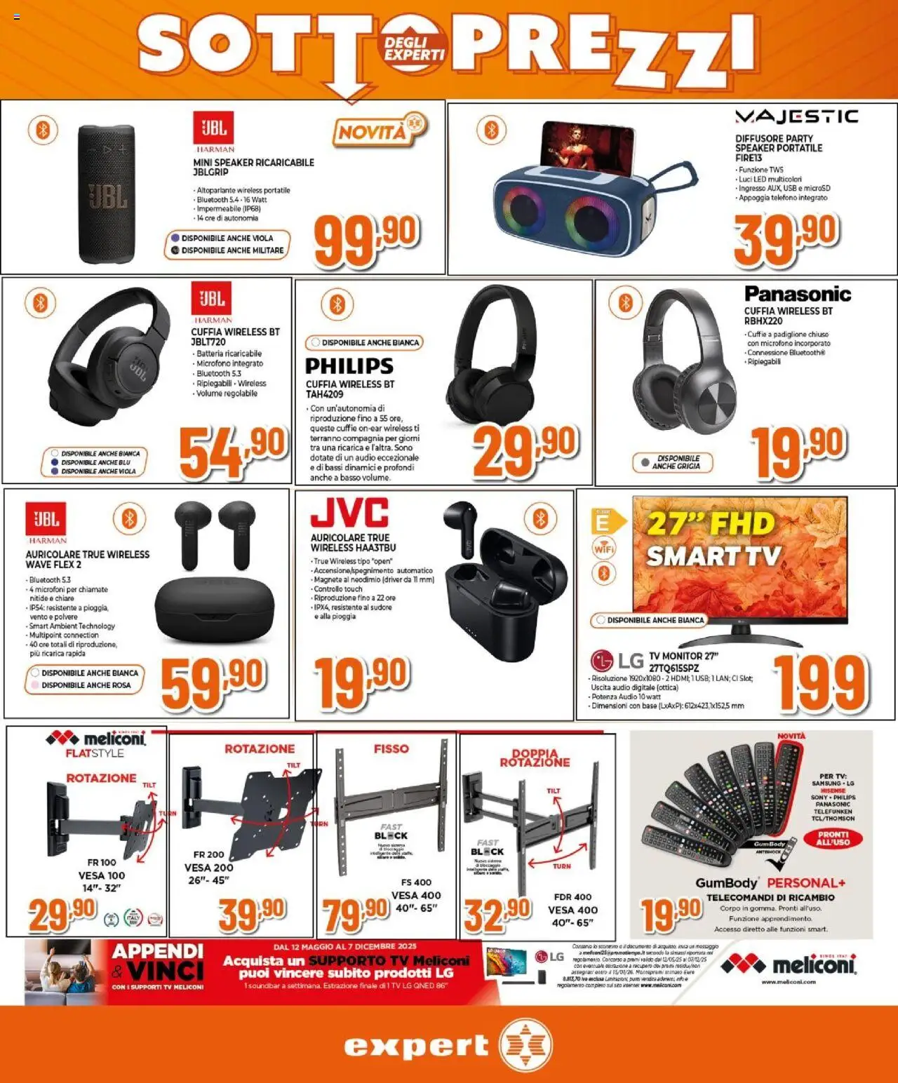 Volantino Expert del 02.10.2025 | Pagina: 15 | Prodotti: Altoparlante, smart TV, TV, Speaker