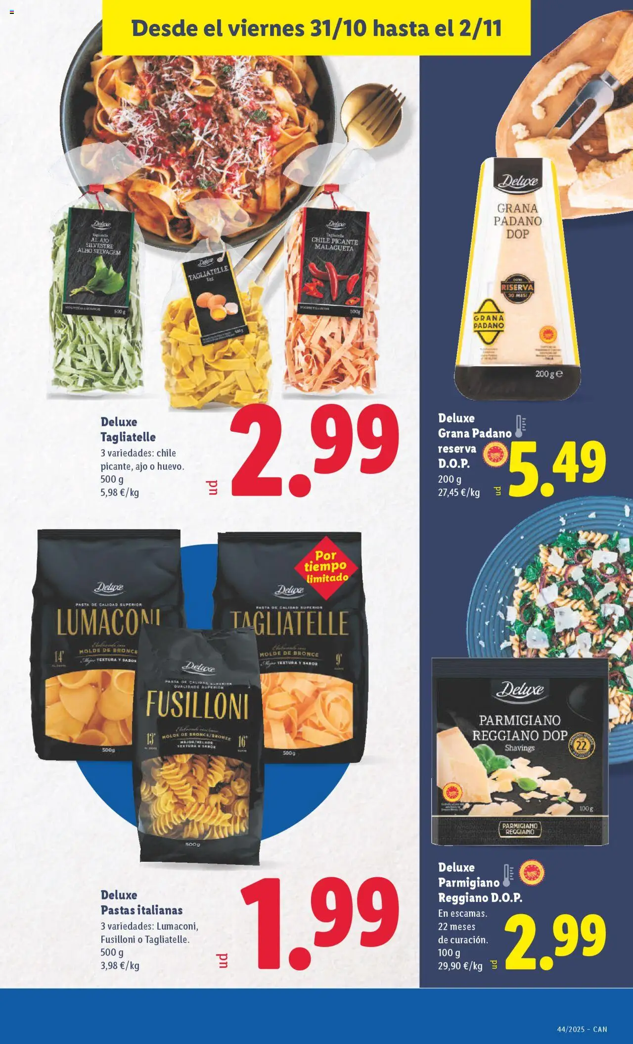 Lidl - Canarias │ válido desde el 27.10.2025 | Página: 23 | Productos: Pasta