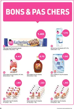 ZUCKER, Sucre cristallisé fin Coop Prix Garantie, Suisse, 1 kg ab 19.03.2026 gültig | Seite: 18 | Produkte: Pulver, Pasta, Zucker, Creme