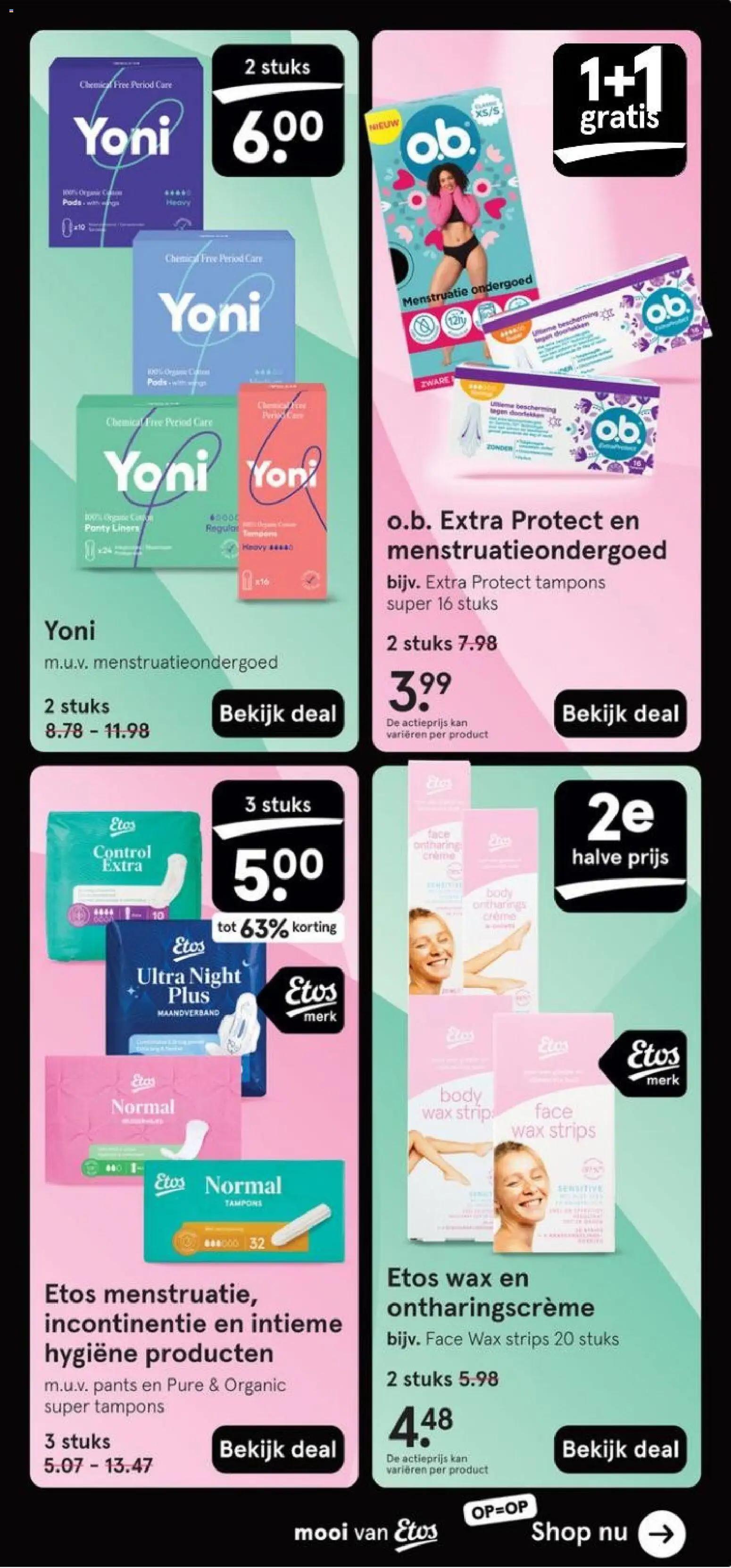 {H1} | Pagina: 21 | Producten: Ontharingscrème, Kan, Panty, Ondergoed