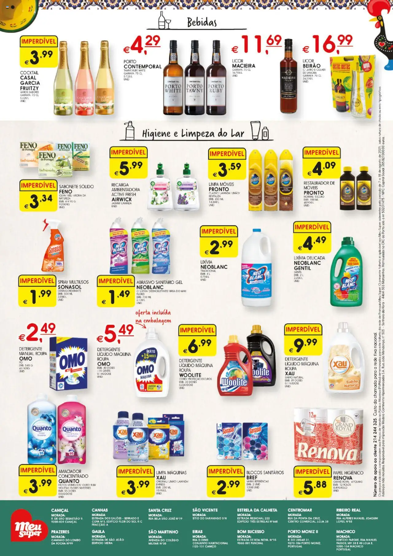 Meu Super folheto Madeira │ válido de 07.08.2025 | Página: 4 | Produtos: Flores, Licor, Sabonete, Limpa móveis
