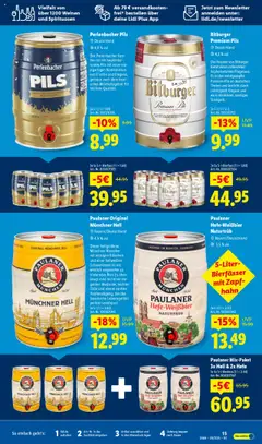 Lidl Wein & Spirituosen im Onlineshop – gültig ab 01.09.2025 | Seite: 15 | Produkte: Bitburger, Bier, Pils, Burger