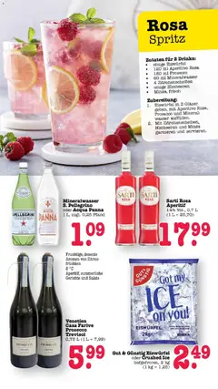 Venetien Casa Farive Prosecco Trevisoi, 0,75 L (1 L = 7,99) ab 20.04.2026 gültig | Seite: 46 | Produkte: Himbeeren, Mineralwasser, Prosecco, Wasser