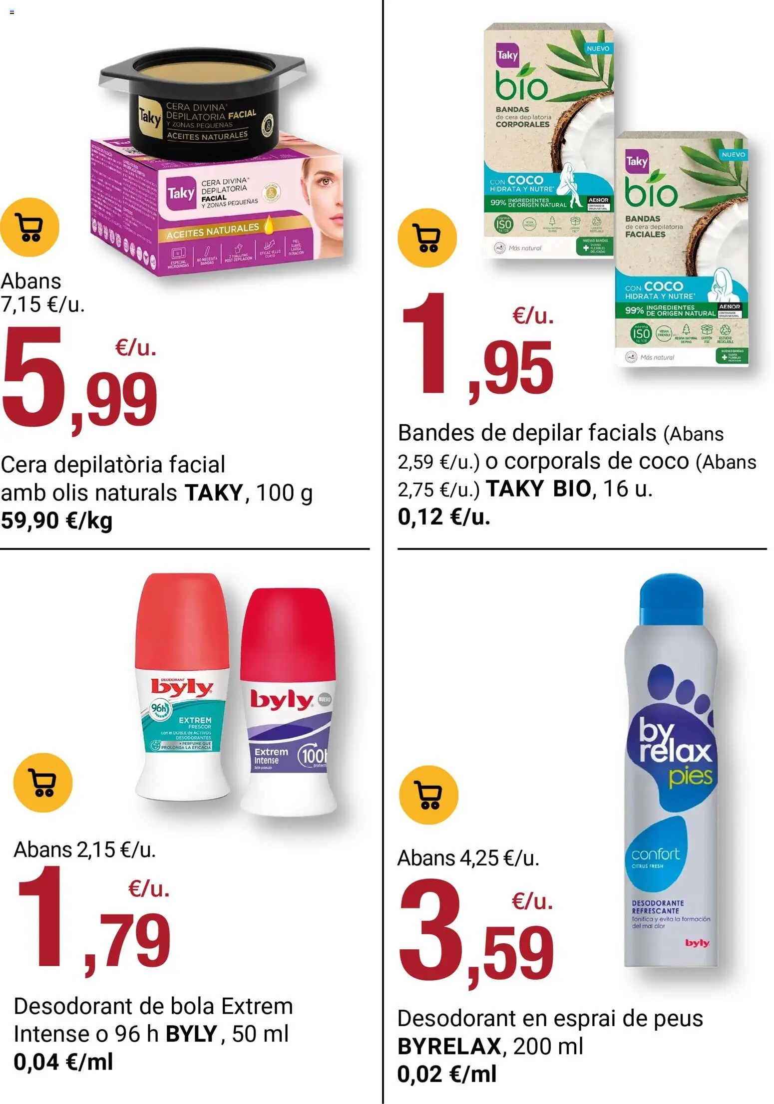 Bonpreu folleto │ válido desde el 21.04.2026 | Página: 80 | Productos: Perfume, Κρεμάστρα, Τυρόπιτα, Bandas de cera