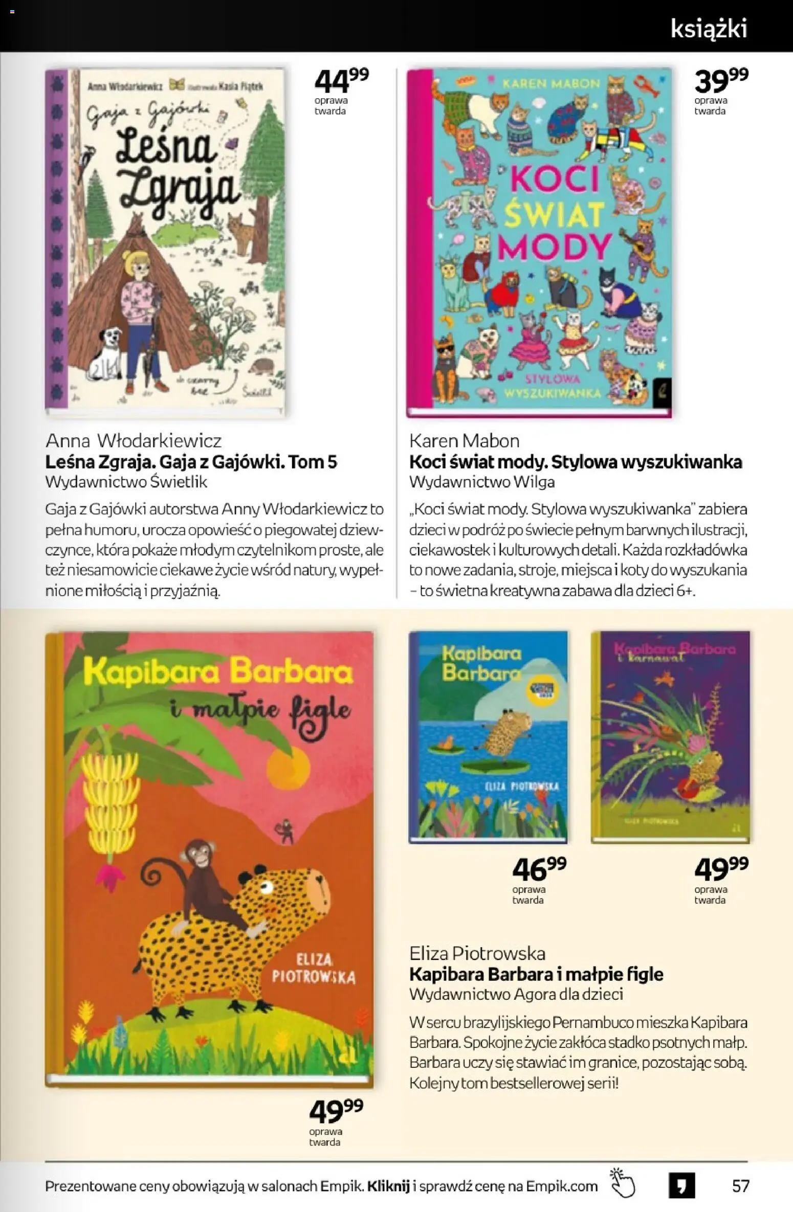 Empik promocje - Tom kultury Książki od 22.04.2026 | Strona: 57 | Produkty: Książki