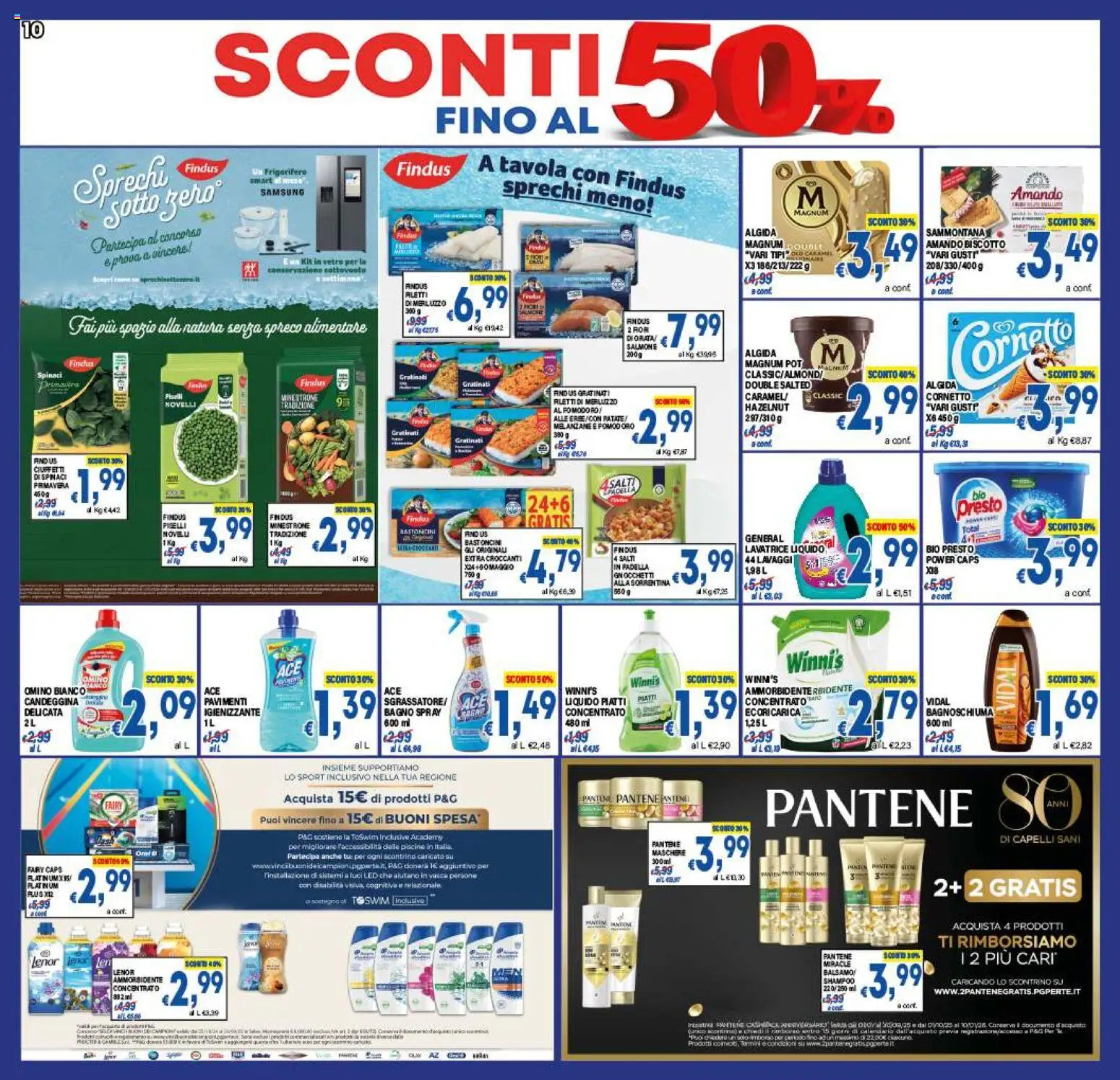 Volantino DEM del 07.11.2025 | Pagina: 10 | Prodotti: Shampoo, Minestrone, Bagnoschiuma, Patate