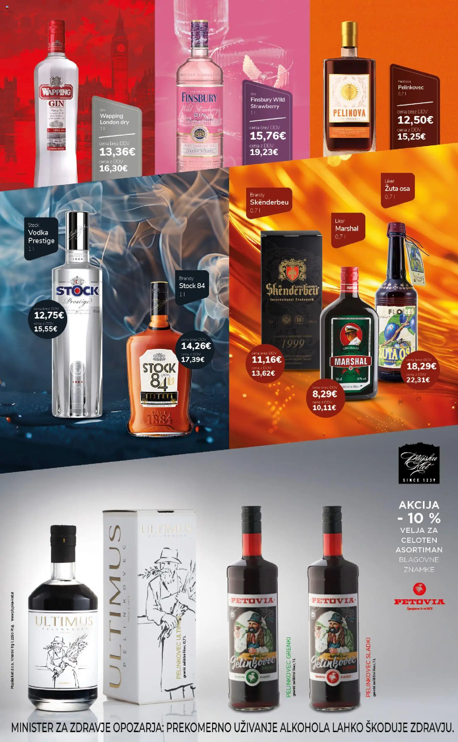 Novi Ahac katalog ponudbe – veljaven od 01.01.2026 | Stran: 15 | Izdelki: Vodka