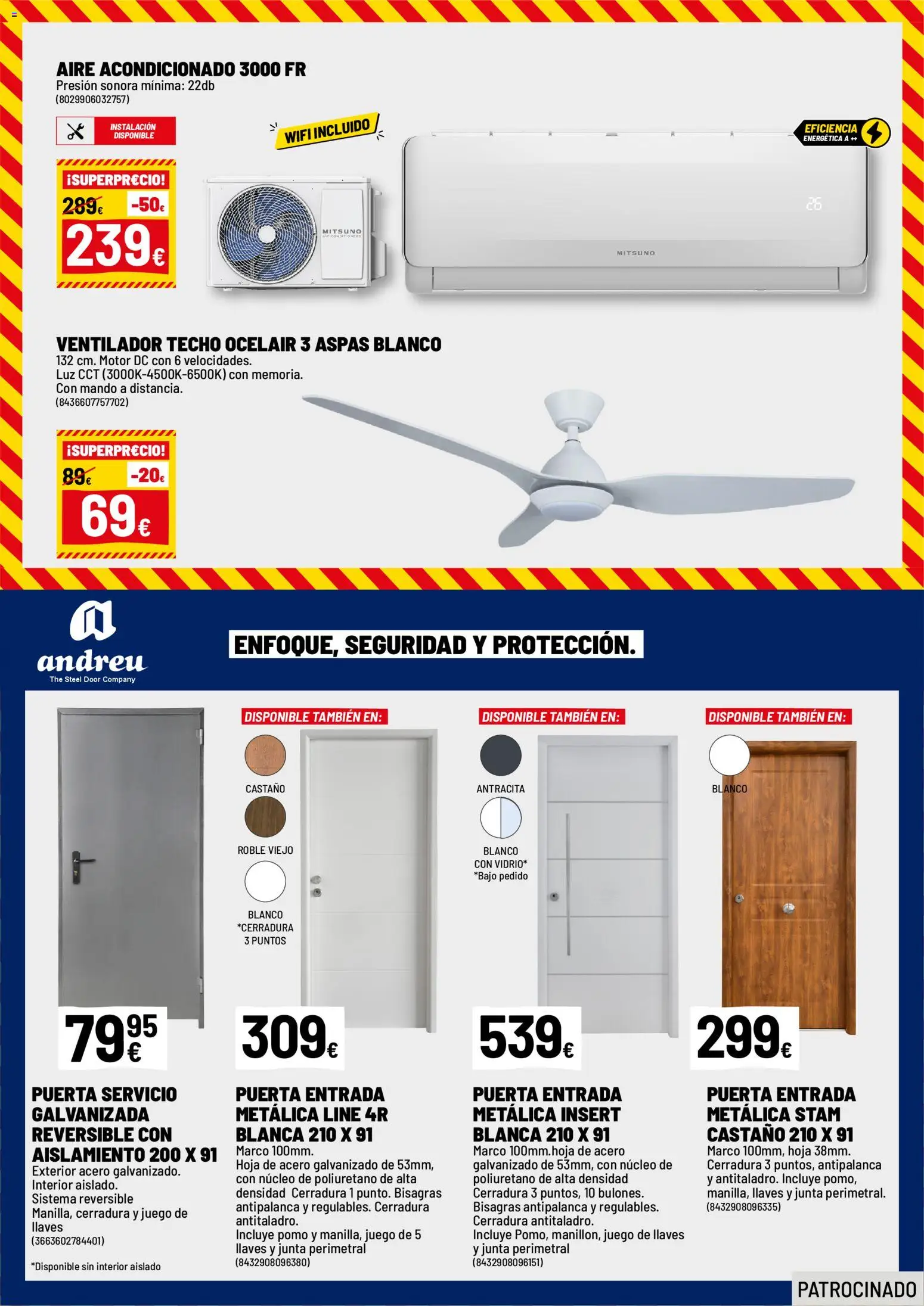 Brico Depôt folleto │ válido desde el 24.04.2026 | Página: 3 | Productos: Marco, Aire acondicionado, Ventilador