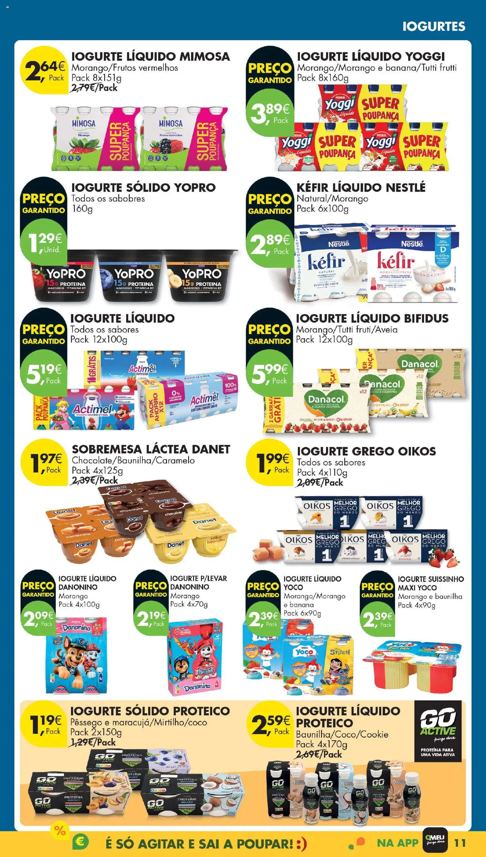 Pingo Doce Black Friday Madeira │ válido de 18.11.2025 | Página: 11 | Produtos: Banana, Iogurtes, Chocolate, Iogurte liquido