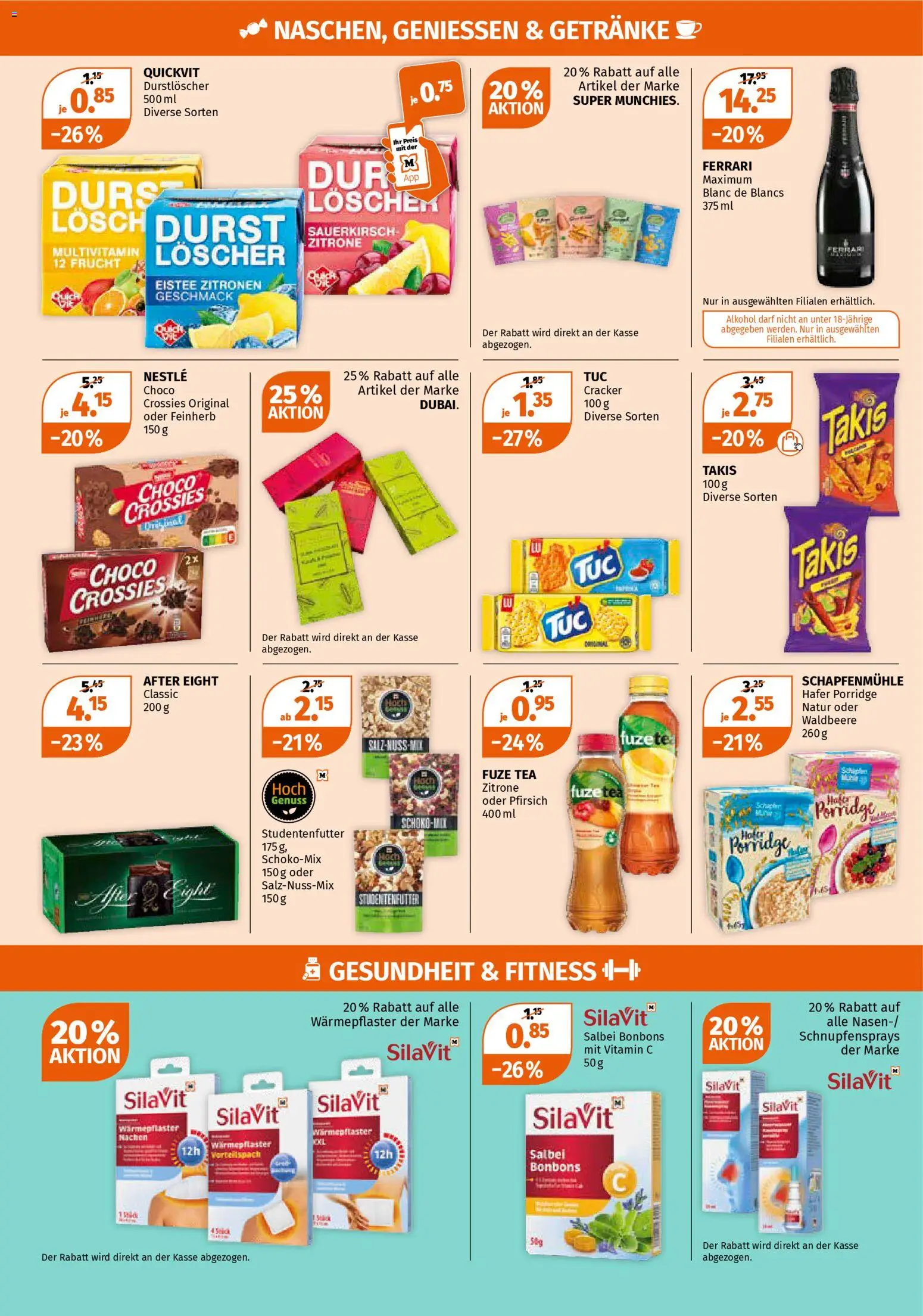 Müller Aktionen – gültig ab 13.11.2025 | Seite: 10 | Produkte: Kammerjunker, Pfirsich, Zitrone