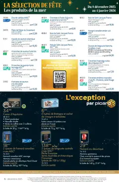 Picard - Prévisualisation de Picard Noël en grand valide à partir de 17.11.2025 | Page: 6 | Produits: Caviar, Queues de homard, Crevettes crues, Saumon