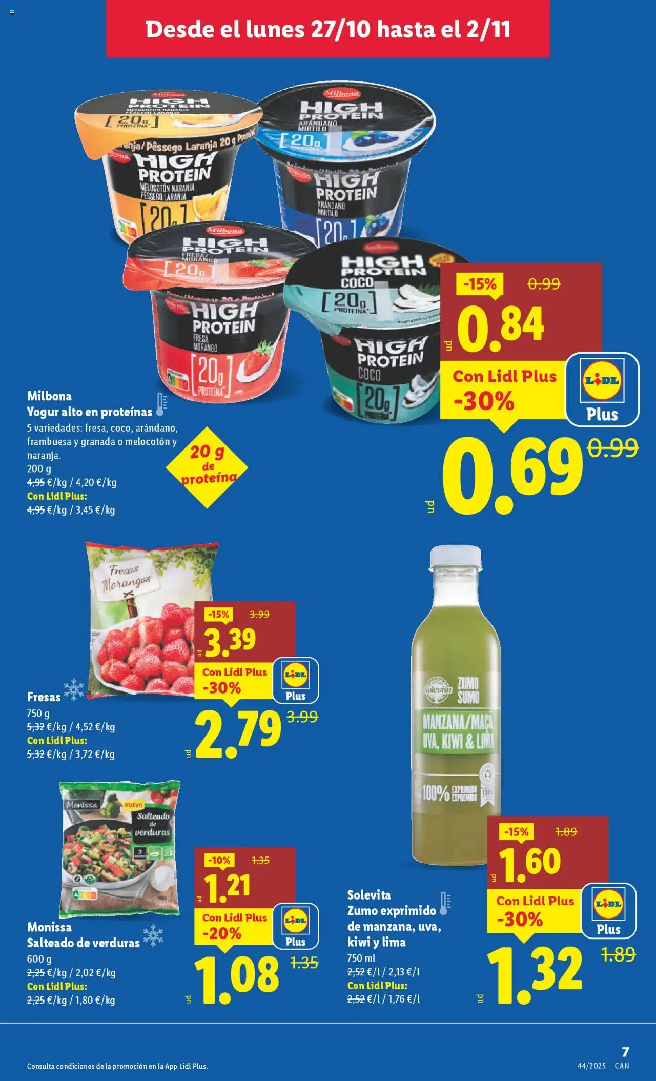 Lidl - Canarias │ válido desde el 27.10.2025 | Página: 9 | Productos: Lima, Yogur, Τυρόπιτα, Ροζ πιπέρι