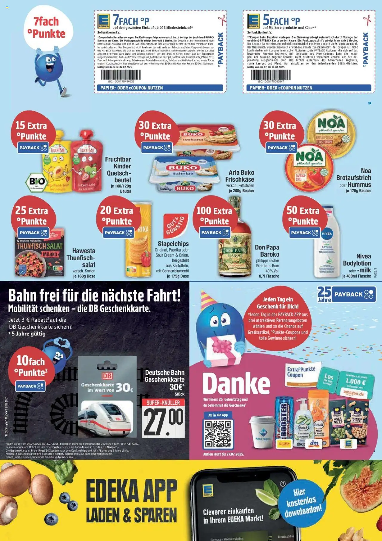 Edeka prospekt Ingolstadt	 - gültig ab dem 06.07.2025 | Seite: 9 | Produkte: Milch, Käse, Paprika, Salat