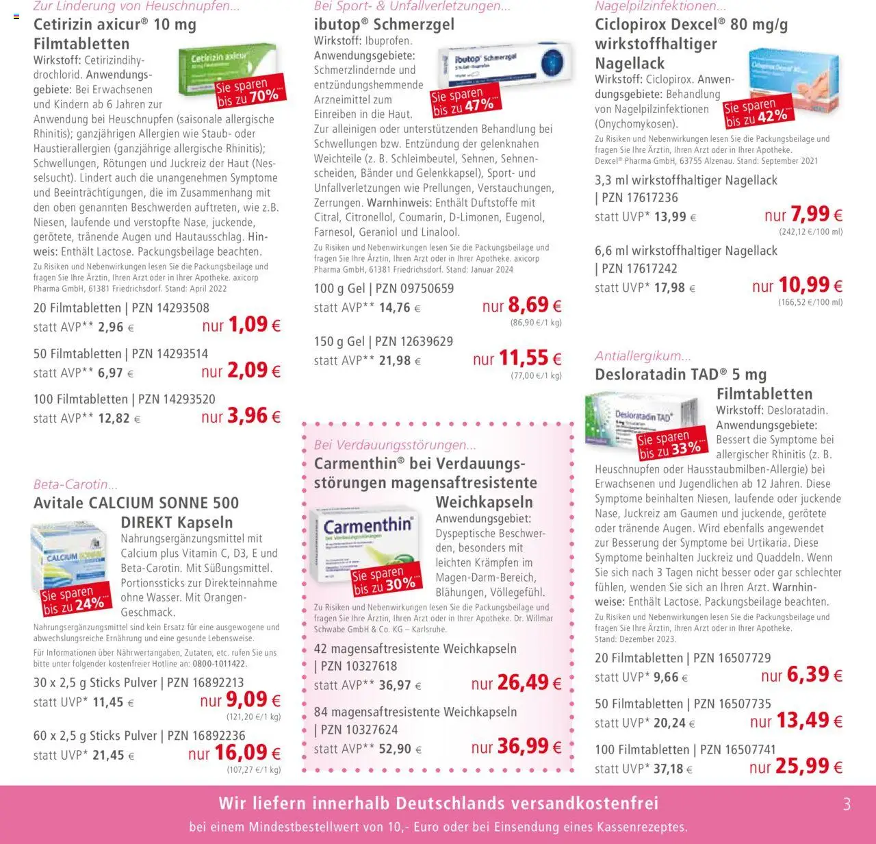 Apotal Prospekt 	 - gültig ab dem 16.07.2025 | Seite: 3 | Produkte: Orangen, Nagellack