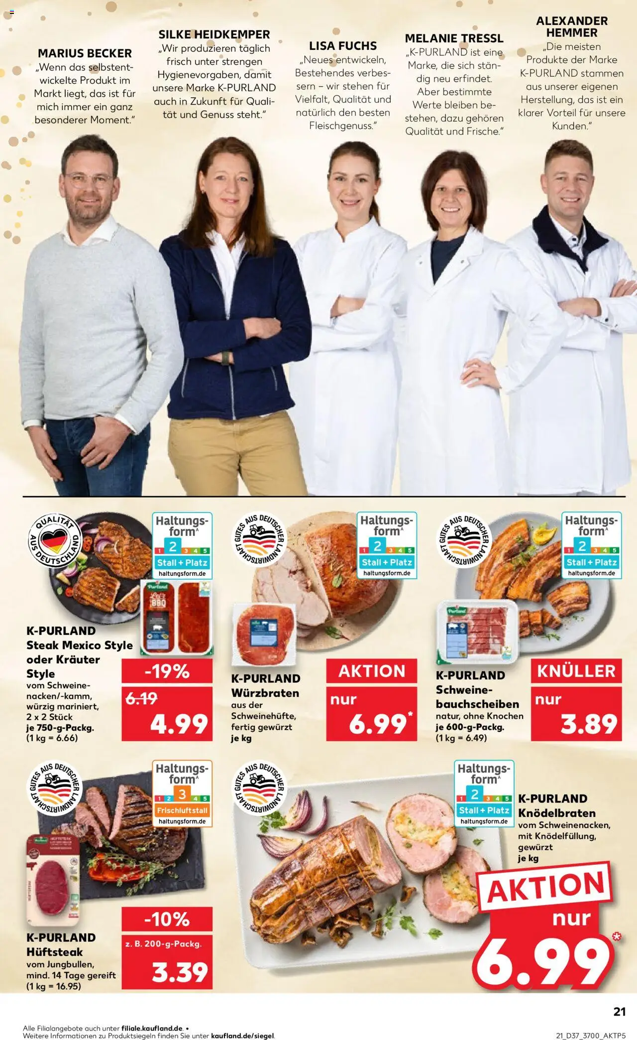 Kaufland prospekt Rostock	 – gültig ab 11.09.2025 | Seite: 21 | Produkte: Steak