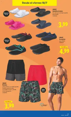 Lidl catálogo de bazar MAD │ válido desde el 14.07.2025 | Página: 19 | Productos: Sandalias, Sandalias de baño, Baño