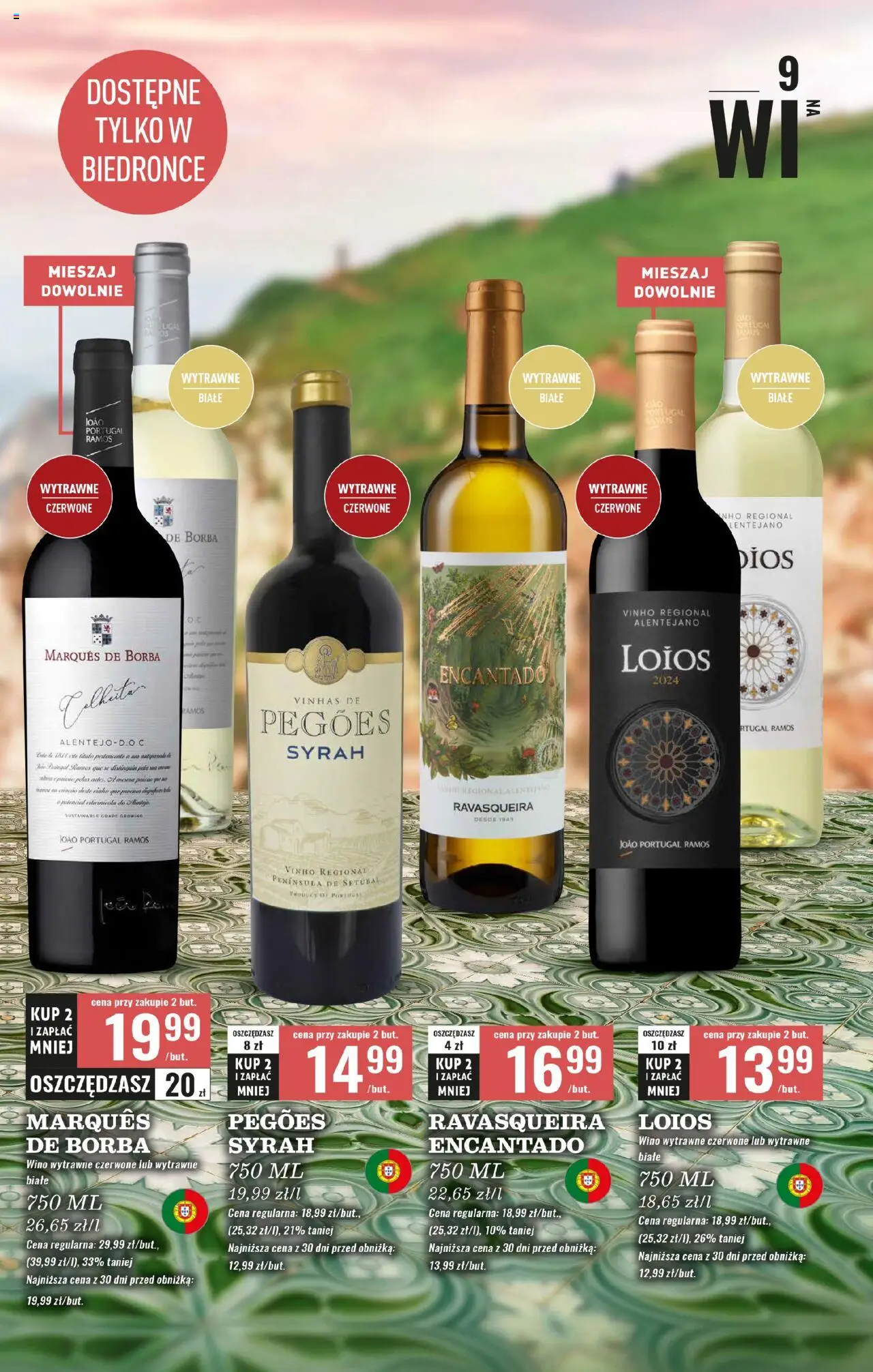 Biedronka gazetka - Czas na toast od 22.09.2025 | Strona: 9 | Produkty: Wino